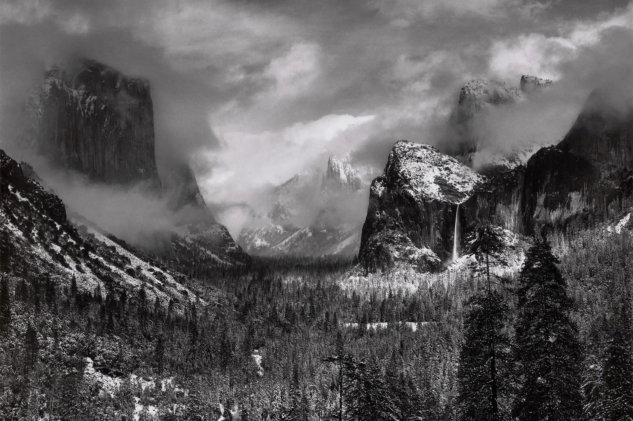 A photograph by Ansel Adams