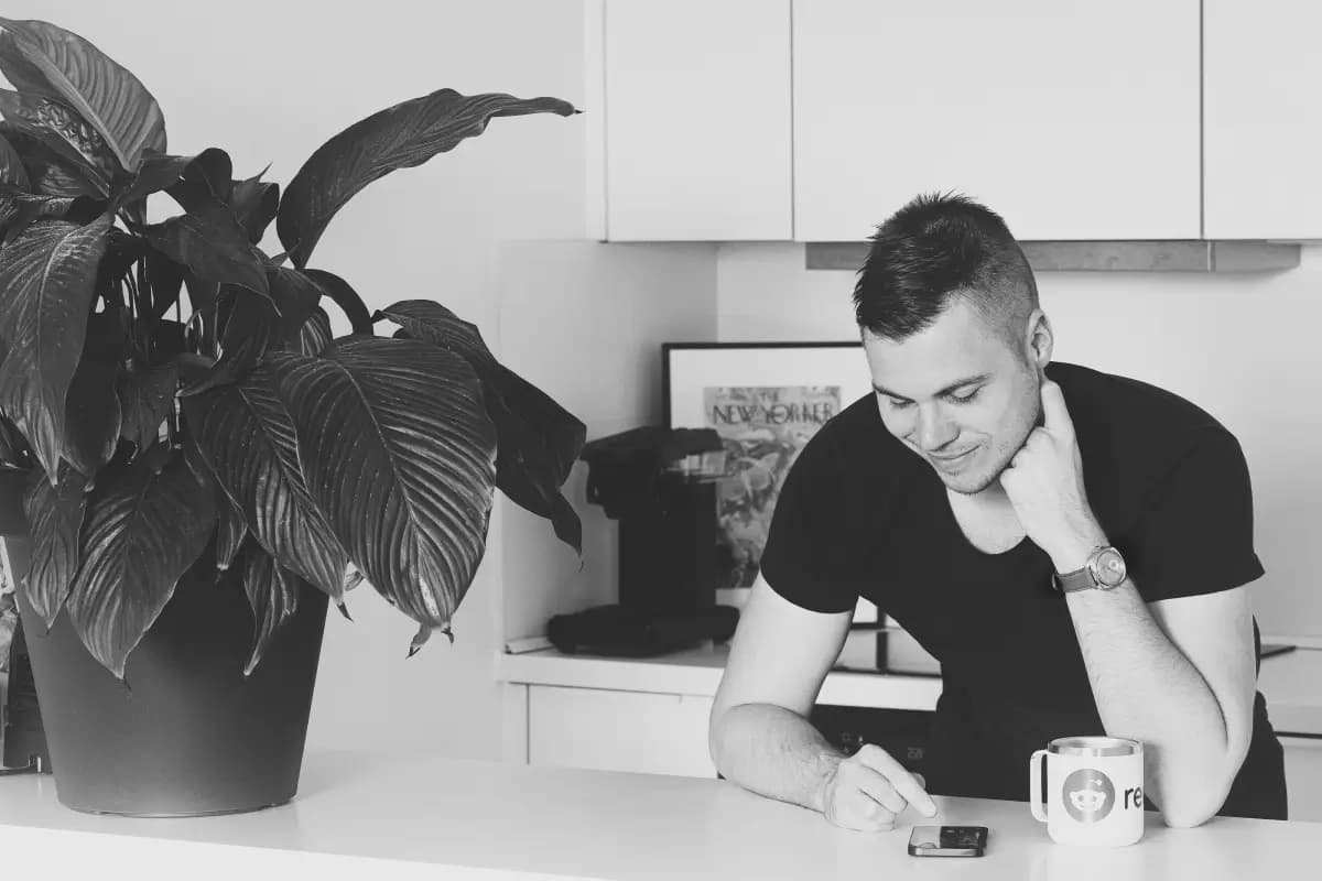 My kitchen, coffee, and me