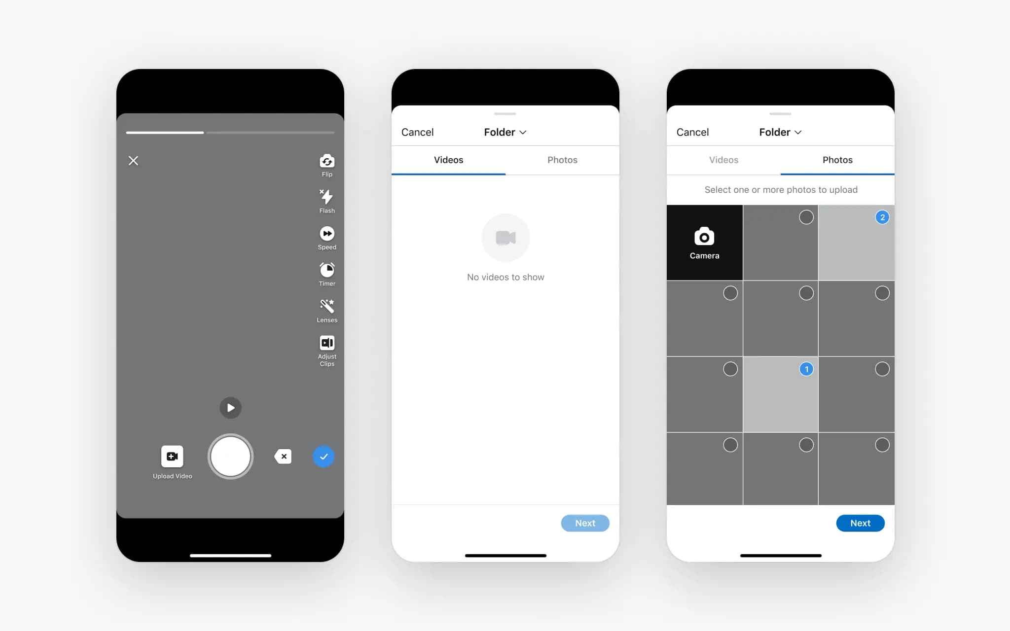 Video recording features