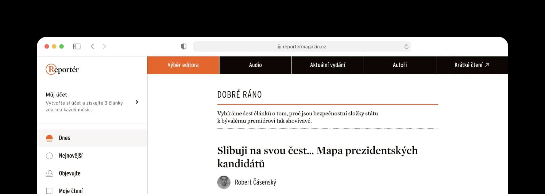 Reportér case study title image